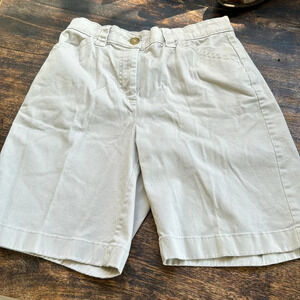 Ll bean size 8 khaki Bermuda shorts